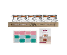 Load image into Gallery viewer, Kilner Glass Clip Top Spice Jar Set | Kilner | Hadley Green Home