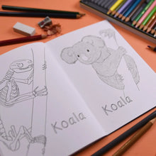 Load image into Gallery viewer, gift for children | Button and Squirt colouring book Koala | Hadley Green Home