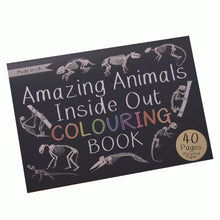 Load image into Gallery viewer, Amazing Animals Inside out colouring book, made in the uk, Button and Squirt | Hadley Green Home