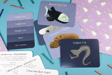 Load image into Gallery viewer, Amazing animals of the deep fact cards for kids | Button and Squirt | Hadley Green Home