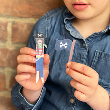 Load image into Gallery viewer, Make Your Own Pirate Peg Doll