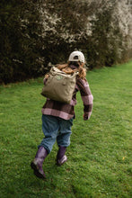 Load image into Gallery viewer, The Forest Den Kit child carrying the Forest bag on their back | Hadley Green Home