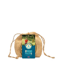 Load image into Gallery viewer, Jute bag with a card labelled The Mini Pulley Kit and the Den Kit Co logo | Hadley Green Home
