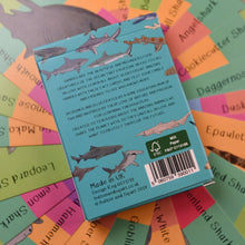 Load image into Gallery viewer, Amazing Sharks Fact Cards back of box | Button and Squirt | Hadley Green Home