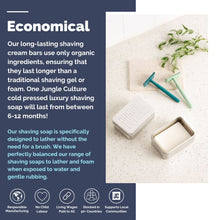 Load image into Gallery viewer, Charcoal & Cracked Black Pepper Shaving Soap