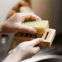 Load image into Gallery viewer, Wooden Bamboo Soap Dish