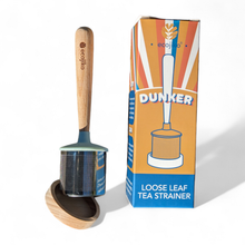 Load image into Gallery viewer, Loose leaf tea strainer with wooden handle and packaging on a white background | Hadley Green Home