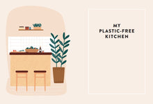 Load image into Gallery viewer, Illustration of a kitchen with 'My Plastic-Free Kitchen' text | Hadley Green Home