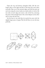 Load image into Gallery viewer, Instructions for folding a box with diagrams on a white background | Nancy Birthwhistle | Hadley Green Home