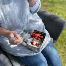 Load image into Gallery viewer, Metal Spork with lunchbox | A Slice of Green | Hadley Green Home