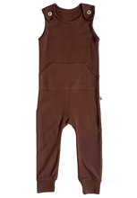 Load image into Gallery viewer, Beeboobuzz brown dungarees | Hadley Green Home