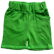 Load image into Gallery viewer, Beeboobuzz childrens shorts bright green| Hadley Green Home