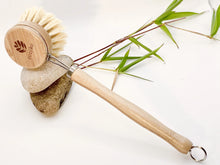 Load image into Gallery viewer, Ecojiko Long Handled Bamboo Dish Brush & Replaceable Head | Little Twidlets