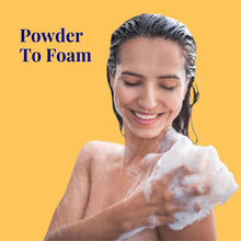 Load image into Gallery viewer, Energising Day Powder Body Foam Wash – 100g