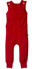 Load image into Gallery viewer, Kids_Dungarees_red Beeboobuzz | Hadley Green Home