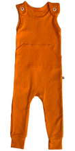 Load image into Gallery viewer, Kids_Dunagrees_orange | Hadley Green Home Beeboobuzz