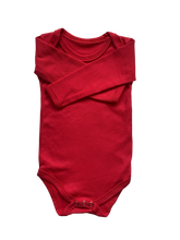 Load image into Gallery viewer, Beeboobuzz Long sleeved Baby Vest Red | Hadley Green Home