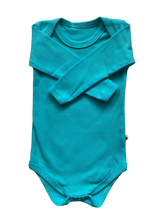 Load image into Gallery viewer, Beeboobuzz Long sleeved Baby Vest Turquoise | Hadley Green Home