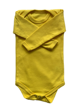 Load image into Gallery viewer, Beeboobuzz Long sleeved Baby Vest Yellow | Hadley Green Home