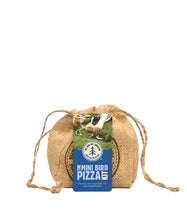 Load image into Gallery viewer, Mini bird pizza in a jute bag with a label on a white background | Hadley Green Home