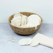 Load image into Gallery viewer, ReSpiin natural seagrass basket bowl for the bathroom | Little Twidlets