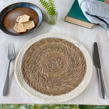 Load image into Gallery viewer, Set of 6 Seagrass & Jute Tablemats - Naturals Table set | Hadley Green Home