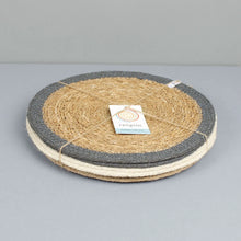 Load image into Gallery viewer, Set of 6 Seagrass & Jute Tablemats - Naturals | Hadley Green Home