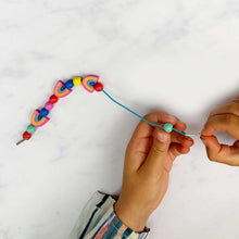 Load image into Gallery viewer, Rainbow & Flower Bracelet Making Kit Cotton Twist | Little Twidlets