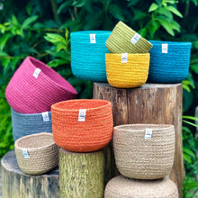Load image into Gallery viewer, Jute Tall Basket Set – Fire