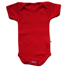Load image into Gallery viewer, Beeboobuzz Short Sleeved Baby Vest red | Hadley Green Home