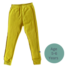Load image into Gallery viewer, Beeboobuzz Childrens Yellow Leggings - Age5-6 Years