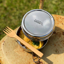 Load image into Gallery viewer, Two Tier Round Lunch Box