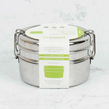 Load image into Gallery viewer, Two Tier Round Lunch Box
