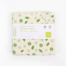 Load image into Gallery viewer, A Slice of Green unpaper towels in packaging | Little Twidlets