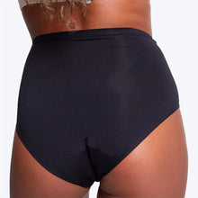 Load image into Gallery viewer, Black high-waisted Wuka period underwear on a plain background | Hadley Green Home