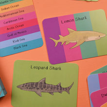 Load image into Gallery viewer, Amazing Sharks Fact Cards
