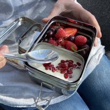 Load image into Gallery viewer, Panna – Two Tier Rectangle Lunch Box with Mini Container