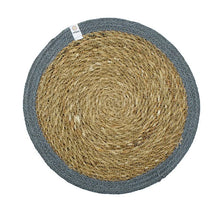 Load image into Gallery viewer, Set of 6 Seagrass & Jute Tablemats - Natural/Grey | Hadley Green Home