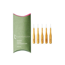 Load image into Gallery viewer, Bamboo Interdental Brushes – 0.5mm – Pk 5