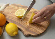 Load image into Gallery viewer, sustainable olive wood chopping or serving board | Hadley Green Home