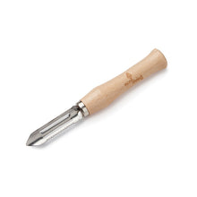 Load image into Gallery viewer, Vegetable peeler with wooden handle on a white background | Hadley Green Home