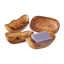 Load image into Gallery viewer, olive-wood-natural-soap-dish eco living | Little Twidlets