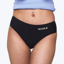 Load image into Gallery viewer, Black Wuka period underwear worn by a person on a white background | Hadley Green Home