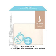 Load image into Gallery viewer, Charlie banana organic cotton baby wipes Sophie the giraffe Little Twidlets