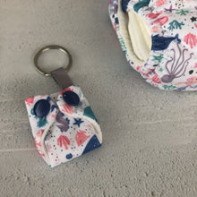 Load image into Gallery viewer, Baba and Boo cloth nappy keyring little twidlets Ocean