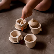Load image into Gallery viewer, Plan Toys Wooden Tea Set Little Twidlets