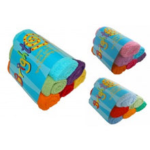Load image into Gallery viewer, Bright Bots 6pack Coloured Terry Squares Little Twidlets