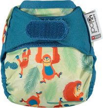 Load image into Gallery viewer, Pop-in Reusable Newborn Cloth Nappy Orangutan  Little Twidlets
