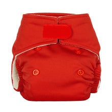 Load image into Gallery viewer, Baba and Boo reusable cloth nappy berry red | Hadley Green Home