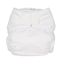 Load image into Gallery viewer, Baba and Boo reusable cloth nappy in cotton white | Hadley Green Home